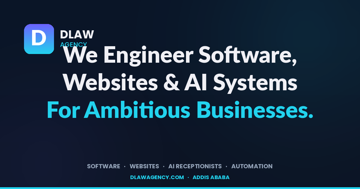 Dlaw Agency — Software, Websites & AI Systems for Ambitious Businesses ...